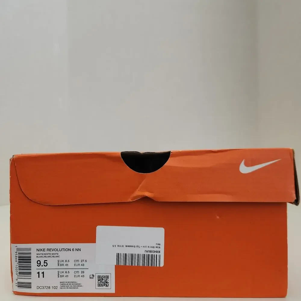 Nike Men's revolution 6 NN Sneakers, White, 9.5 - Picture 10 of 10